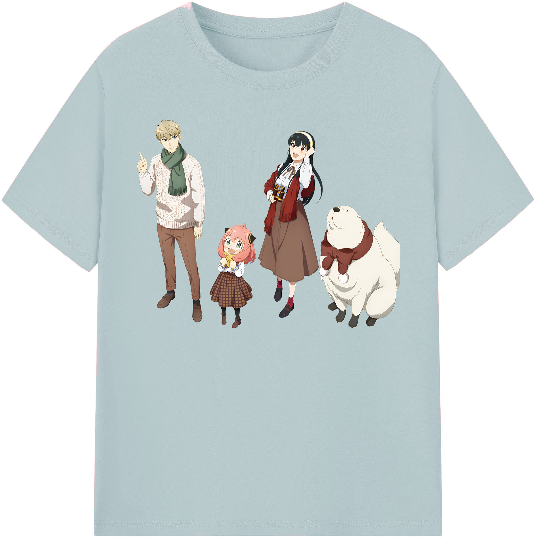 （画像用） SPY×FAMILY间谍家家酒 綿100％半袖Tシャツ（フロントプリント）